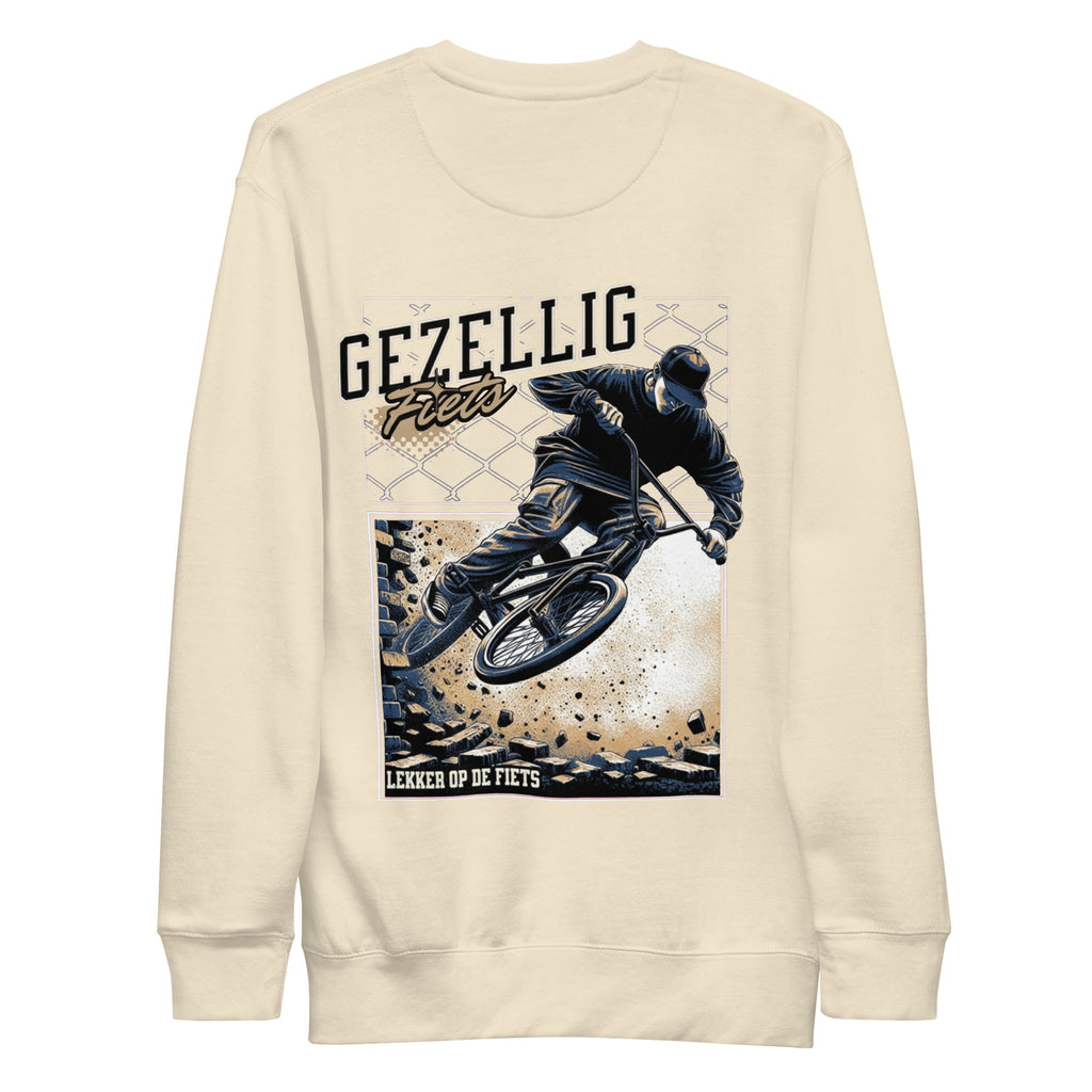 ronde hals, trui, essentieel, minimalistisch, basic, premium, uniseks, fleece, katoen, comfort