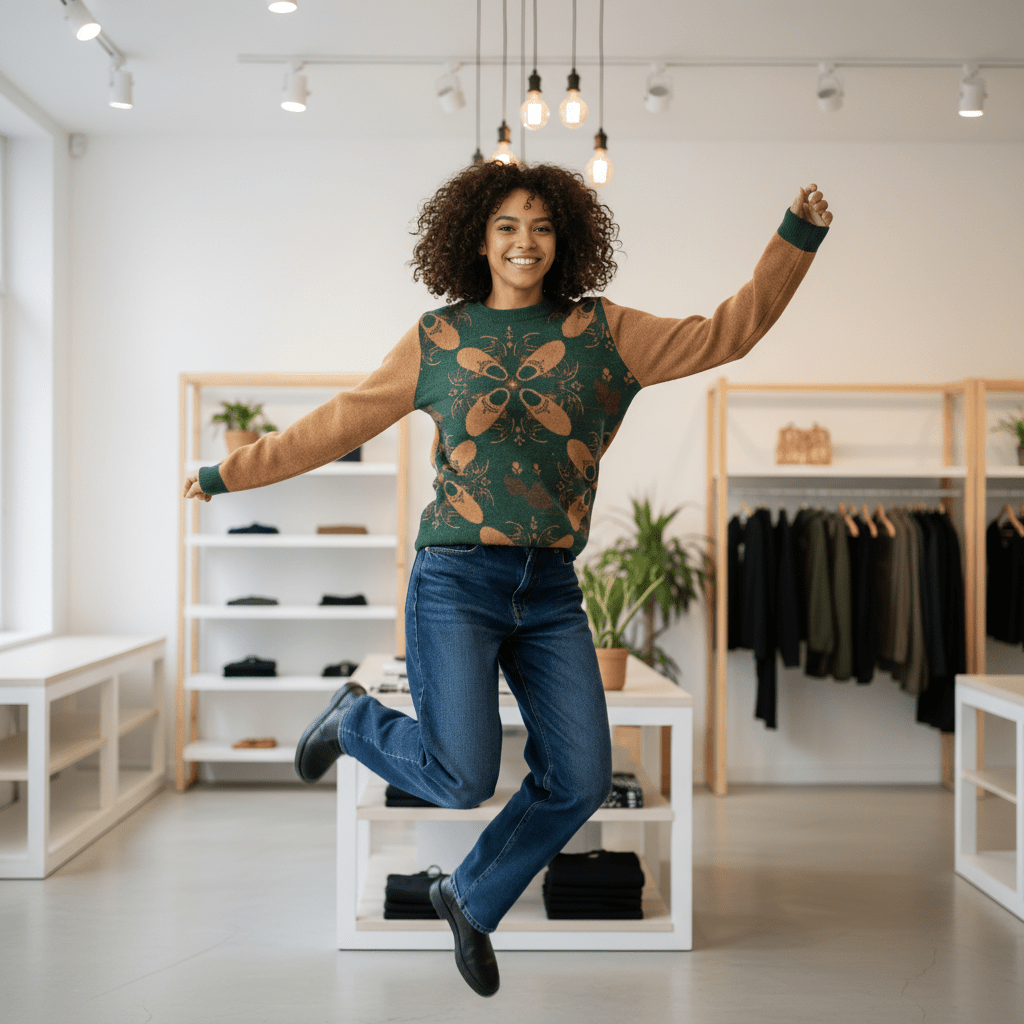 Knitted crew neck sweater - | Buy at Echelon Apparel