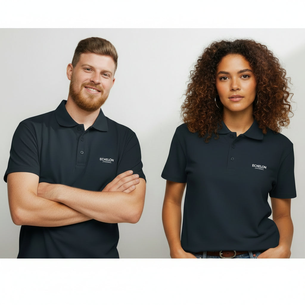 Premium pique polo shirt - | Buy at Echelon Apparel