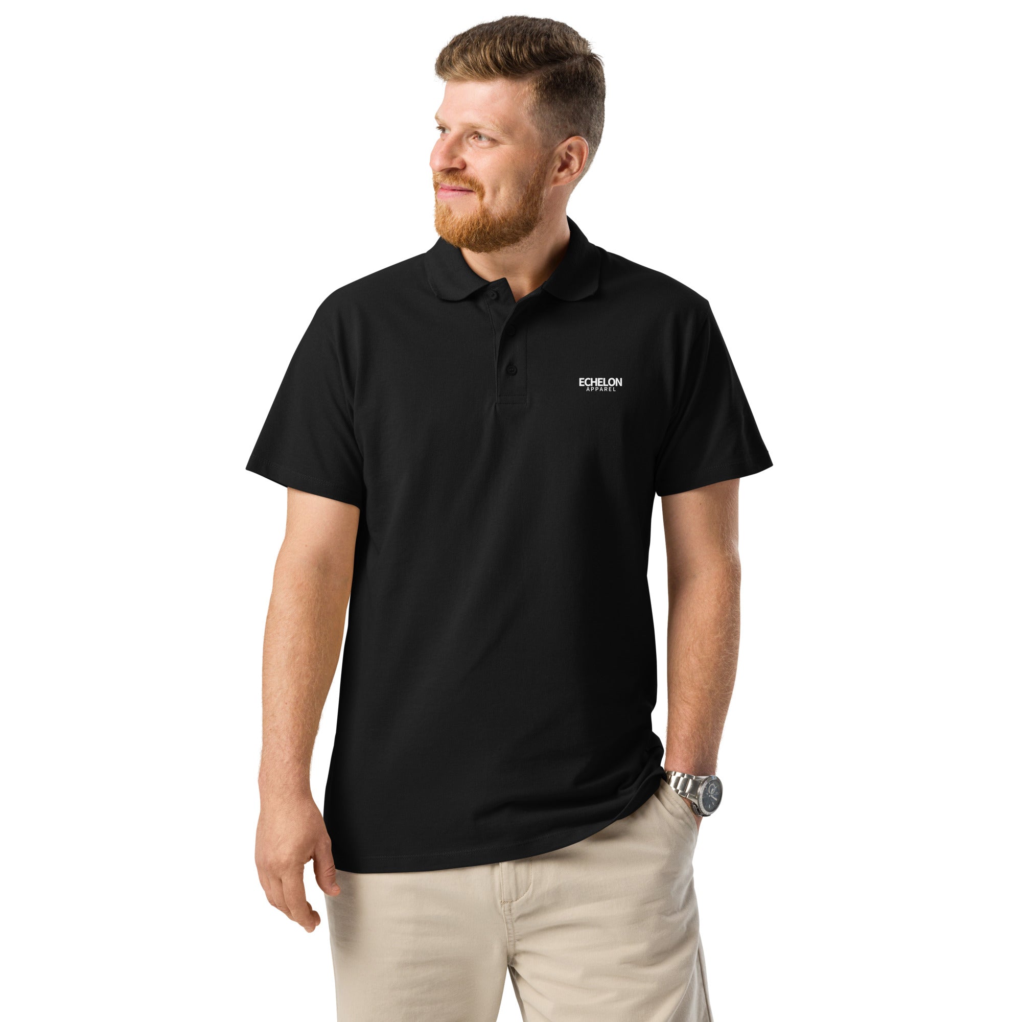 Premium pique polo shirt - | Buy at Echelon Apparel