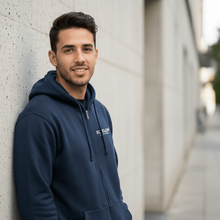 The Echelon 'Urban Comfort' Zip Hoodie - Premium Heavy Blend - Hoodie | Buy at Echelon Apparel